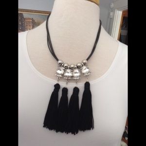 Accessories : Tassel Necklace.